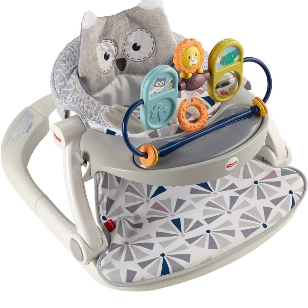 Fisher-Price Portable Baby Chair Activity Centre with Snack Tray and Toys